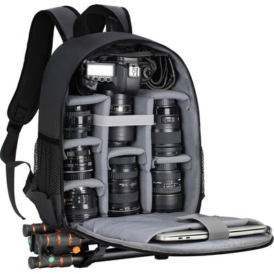Black Camera Backpack